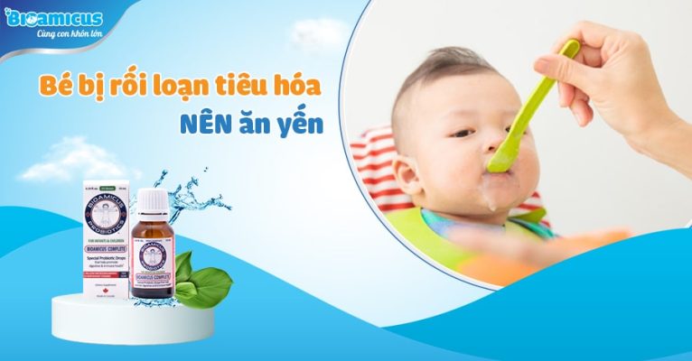 Bé bị rối loạn tiêu hoá